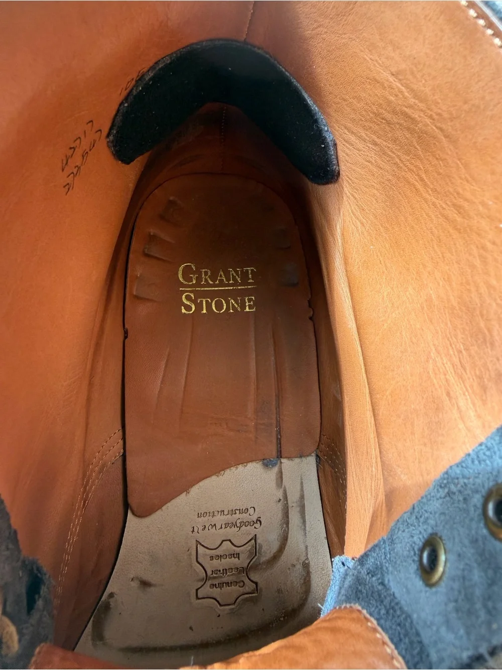 Grant Stone Diesel 10E Storm Suede Gray C.F. Stead Vibram Wedge Goodyear